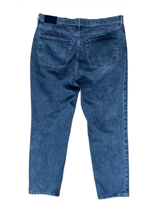 Everlane Original Cheeky Jean Gray Wash High Rise Straight Leg Size 33R - Picture 3 of 5